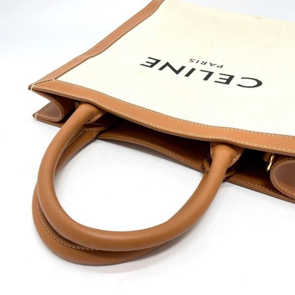 CELINE 192082BNZ.02NT Vertical Cabas Small 2WAY Tote Bag Shoulder Bag - Picture 12 of 12